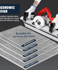 Heavy Duty Electric Tile Bevel Cutter With Integrated Water Pump And 1800 Watt Saw Blade for cutting various tile sizes and ergonomic design.