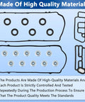 Valve Cover Gasket Set Kit And 15845 R70 A01 Solenoid Gasket for Honda Accord and Acura models, shown laid out with gaskets visible.