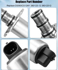 Close-up of 12V Hydraulic Cartridge Valve For Chelsea 277 Series Solenoid, Replaces 380123-12 38012312, metal body, connector