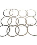 Heavy Duty 18-8 Stainless Steel Barrel Shim Nuts And Free Float Spacers With.001 To.004 Inch Thickness Tighten Up Your Rig And Fine Tune.223 And 5.56 Rifle Guard Timing 12 Piece Kit stacked washers