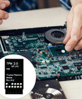 Inserting hardcore hardware security module with 12Pin LPC interface for data protection TPM 2.0 security on motherboard.