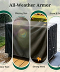 Built To Last Heavy Duty Outdoor Prep Table Cover For Unity XL Portable Rolling Cart Shielding From Weather Conditions
