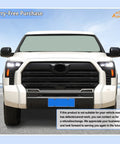 Front Headlight Tint Film Trim For Toyota Tundra 2022 2023 2024 2025 2026 Dope TPU Precut Decals installation view