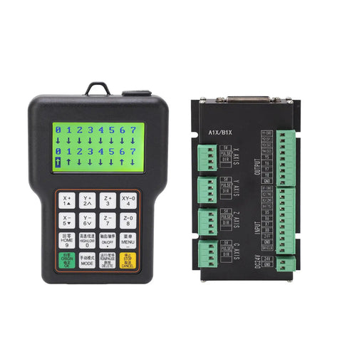 Offline DSP CNC Pro Grade Engraving Machine Handheld Controller 24V With 8 Core CPU Motion Control Dual High Precision And High Speed Modes unit and wiring module