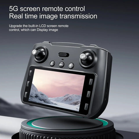 5G screen remote for GPS Drone With 8K Dual HD Cameras And EIS, optical flow positioning display with real-time image transmission.