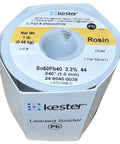 Rosin Core Solder Wire Roll for Everyday Electronics 60 40 Leaded Sn60Pb40 0.040 Inch Diameter 1 Pound Spool 44 Series Flux