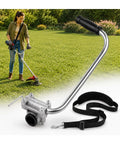 Adjustable Trimmer Support Handle Kit That Enhances Ergonomic Comfort And Steady Control For B450 Lawn Trimmers With Easy Height Sliding Clamp And Upright Posture For Longer Edging And Mowing Sessions, metal handle and strap