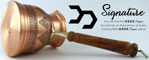 Engraved Copper Turkish Coffee Pot Cezve Ibrik Briki For Greek Turkish Arabic Brew On Stovetop 1000ml 34oz handcrafted