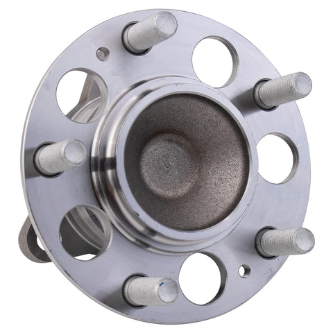 Front view of Rear Wheel Bearing And Hub Assembly Set Dual Rear Hubs For 2019 2020 Hyundai Elantra GT N Line, 2019 2021 Veloster