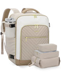 Must Have Large 40L Travel Backpack for Women TSA Carry On Approved for Airplanes Waterproof Carry On Bag Fits 17 Inch Laptop