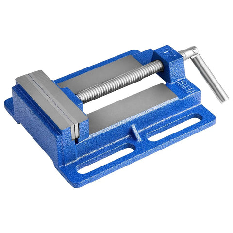 4 Inch Jaw Width Drill Press Vise With Slotted Base Portable Bench Vise Built Tough Cast Iron Clamp for woodworking metalworking