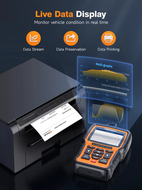 Bi Directional All System GM OBD2 Diagnostic Scan Tool For Chevrolet Cadillac GMC Cars with printer and data display screen