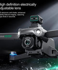 Close-up of GPS Drone With 8K Dual HD Cameras And EIS For Dope Aerial Shots showing the front camera and obstacle avoidance sensor.