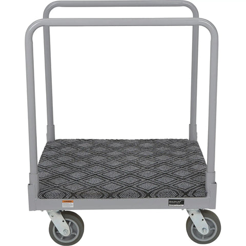 Heavy Duty Flex Four Wheel Carpet Deck Moving Dolly With A Massive 1600 Lb Capacity And Rolls Slick On Six Inch Casters For Hauling Mattresses Tables And Awkward Gear