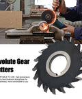 Gear Cutter Disc Set For Metalworking And Machining HSS Disk Shaped Milling Cutter With 32mm Bore shown with worker using equipment