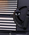 Precision adjustable fence on Heavy Duty Benchtop Router Table Packs A Rock Solid Cast Iron Top And Tight Adjustable Fence For Precision Woodworking.