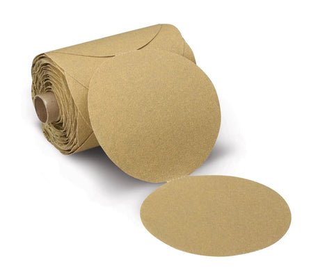 Stikit Paper Disc Roll 236U P80 C Weight 6 Inch Adhesive Backing showing aluminum oxide discs