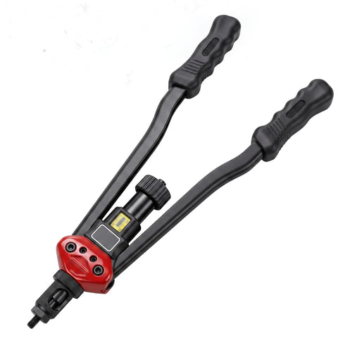Heavy Duty Rivet Nut Tool Kit With 16 Inch Rivnut Gun For Threaded Insert Installation, Ergonomic Long Handle, Non Slip Grip