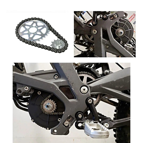 Sprocket Chain Combo Kit For Off Road Dirt Bikes With 420 Chain And 30 Tooth Rear Sprocket Plus 13 Tooth Front Sprocket Replacement