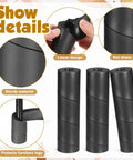 Nix Stubbed Toes Once And For All With Reusable Bed Leg Protectors Non Adhesive Furniture Foot Guards black rubber protectors.