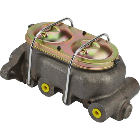 Slick 7 Inch Brake Booster Master Cylinder Combo With 1 Inch Bore Offers Universal Drop In Fitment displaying sturdy dual reservoir design.