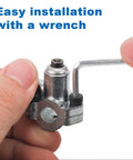 BPV-31 piercing valve with L-shaped hex key; metal refrigerator line tap valve