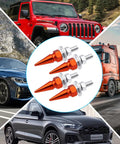 4 Pack Anti Theft Aluminum Alloy License Plate Screws For Front And Rear Mounting, Built Tough Vehicle Frame Fasteners Bolts