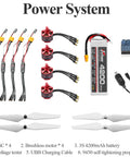 F450 DIY Drone Kit For Beginners And Pros With Frame, Pixhawk Flight Controller, GPS, Power Module, ESCs, Brushless Motors, Props, Battery