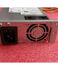 Rock Solid 1U Server Industrial Control Power Supply 250W Rackmount Switching Unit rear view with power connector and cooling fan.