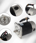 ZYT83-10S Brushed Lathe Motor 120W 110V 2500RPM M10 Shaft Spindle For Metal Lathe Machine Replacement Part Accessories