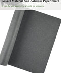 Side view of dark gray non-asbestos gasket paper sheets, 3 pcs, high-temp oil-resistant for engines