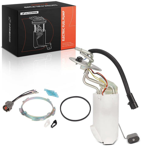 Top Shelf Electric Fuel Pump Module Assembly Smooth Bolt On Design Fits Ford F 150 250 And Super Duty Trucks 1990 Through 1997 Premium High Flow System with components.