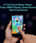 All In One Portable MP3 Player With Bluetooth And Wi Fi 144GB Music Player With Spotify YouTube Amazon Music Libby And More
