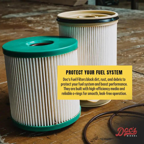 Diesel Fuel Water Separator For Ram 6.7L Cummins Engine Trucks 2019 To 2024 Fits 2500 3500 4500 5500 shown on wooden table