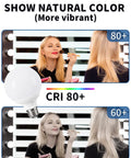 Comparison of CRI levels with 8 Pack Daylight LED Globe Light Bulbs For Bathroom 120V 60W Equivalent E26 Medium Base