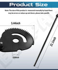 Plug-And-Play Steering Shaft And Gear Assembly For MTD Troy-Bilt Yard Machines, gear 5.44 in and shaft 21.1 in