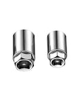 Four Piece Metric Stud Remover And Installer Kit For Six To Twelve Millimeter With Three Eighths Inch Drive sockets in chrome finish