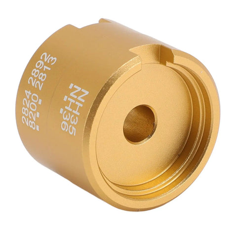 Gold Aluminum Watch Movement Base Repair Tool Modding Holder for secure disassembly and precise adjustments, compatible with 2824 2892 8200 2813 NH35