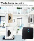 Wireless Door Chime Kit For Home And Office Doors Easy Install No Wiring Door Sensor Alerts When Doors Open And People Enter on front, back door and window