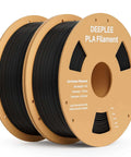 PLA 1.75mm Filament For 3D Printing With High Dimensional Accuracy Plus Or Minus 0.02mm, Neatly Wound Vacuum Pack 2kg Black