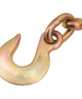 3/8 To 1/2 Inch Drop Forged Ratchet Load Binders With 1/2 Slip Hook, G70 Grade, close-up view of slip hook angle