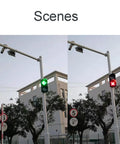 Ready For The Grind Heavy Duty 200Mm Led Traffic Signal Light Kit For Industrial Loading Docks with green arrow and red cross indicators