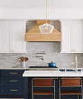 Modern kitchen installed with 10 pack champagne bronze knurled cabinet knobs for dresser drawers brass cupboard hardware for cabinets CK0029 rust proof aluminum alloy scratch resistant matte champagne gold finish easy to install long lasting kitchen and furniture pulls