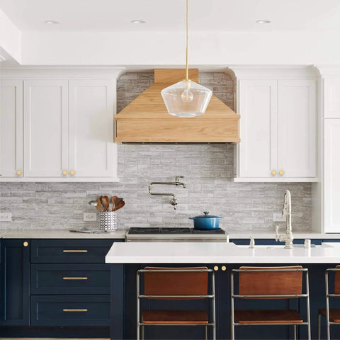 Modern kitchen installed with 10 pack champagne bronze knurled cabinet knobs for dresser drawers brass cupboard hardware for cabinets CK0029 rust proof aluminum alloy scratch resistant matte champagne gold finish easy to install long lasting kitchen and furniture pulls
