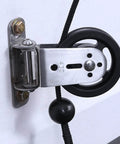 Heavy Duty Gym Pulley System With Wall Mount Single Pulley Block Silent 360 Degree Swivel Wheel Mute Bearing In Home Gym