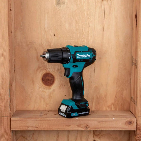 12V Max CXT Cordless Three Eighths Inch Driver Drill Kit With 2.0Ah Battery, Lightweight Yet Mighty For Quick Drilling And Driving, Ergonomic Soft Grip, Variable Speed, And Solid Torque For DIY Projects