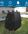 Kid Friendly Water Table Cover For Outdoor Use, Universal Fit 41 X 25 X 33 Inches, All Weather Waterproof Dustproof Shield, Black