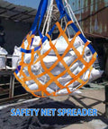 Beefy Heavy Duty Polyester Lifting Net With Four Slings For Outdoor Cargo Hoisting And Material Handling lifting sacks