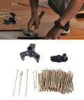 Floor Squeak Fix Kit With 5 Tools And 50 Notch Screws for Squeaky Hardwood Floors Under Carpet, tools and screws