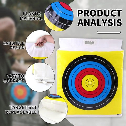 Weatherproof Archery Target Bag Cover For Outdoor Range And Backyard Practice, Heavy Duty Replacement Target Bag Cover